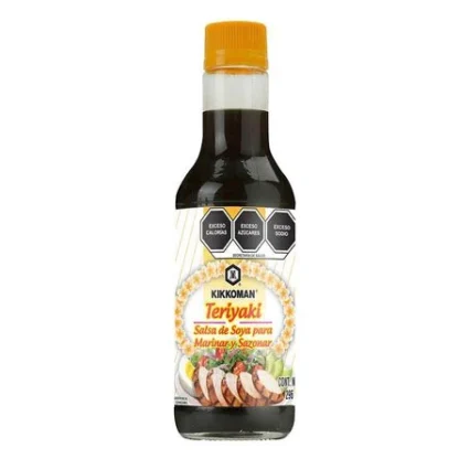 Salsa de Soya Kikkoman Teriyaki Reducida en Sodio 296 ml