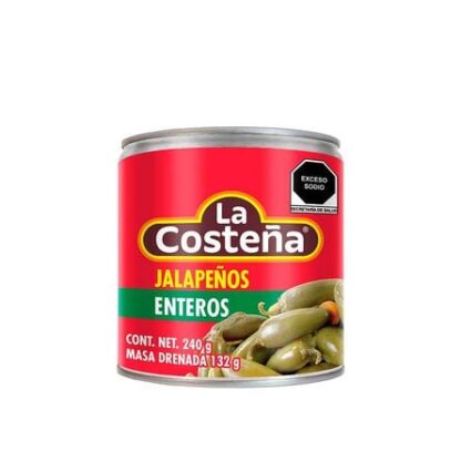 Jalapeños Enteros La Costeña En Escabeche 240 gr